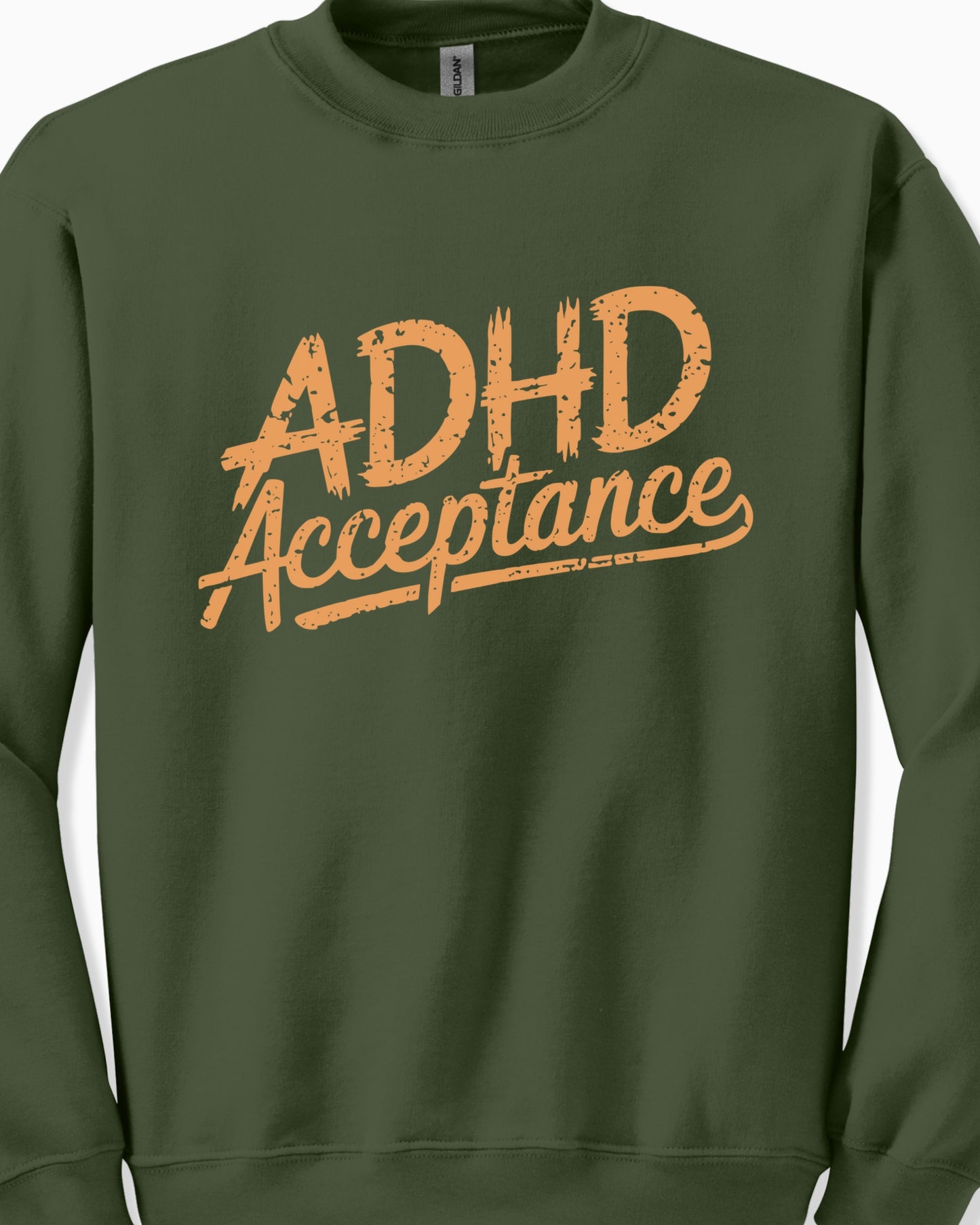 ADHD Acceptance Grunge Style Sweatshirt