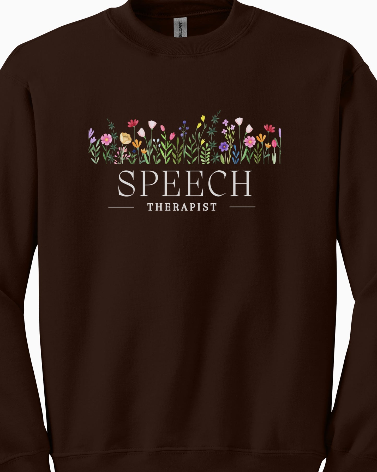Speech Therapist Floral Sweatshirt