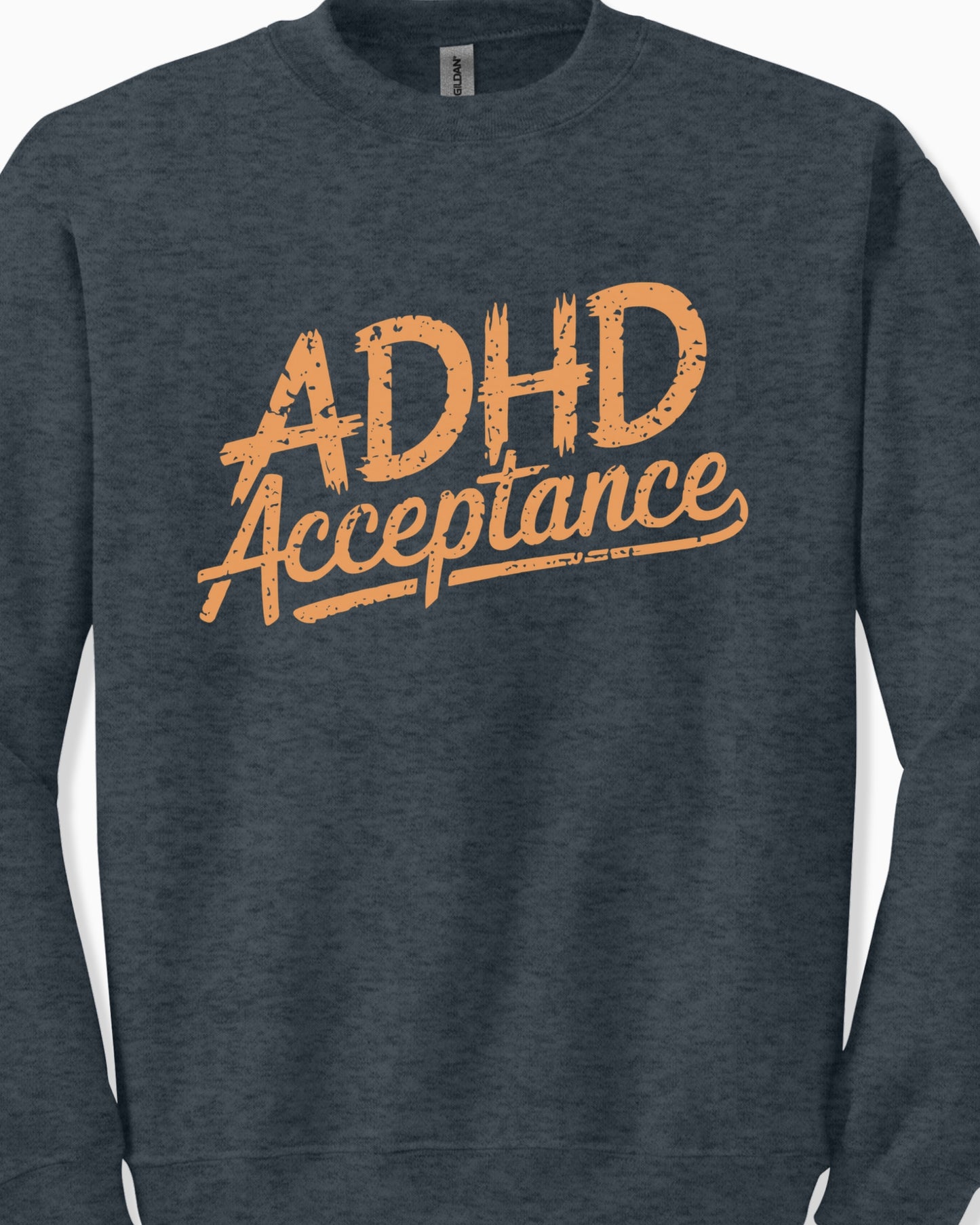 ADHD Acceptance Grunge Style Sweatshirt