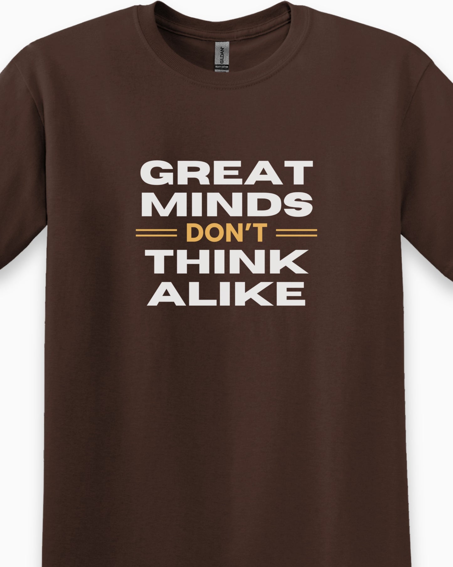 Great Minds Don't Think Alike Tee-Neurodiversity, ADHD & Autism Awareness & Acceptance T-Shirt by Daily Bloom