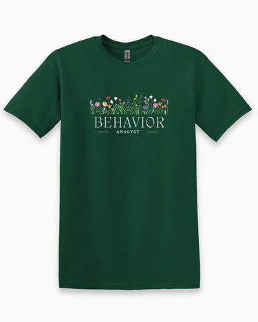 Autism T-Shirt - Behavior Analyst Floral Tee - Daily Bloom