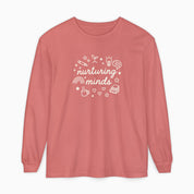 Nurturing Minds Comfort Colors Long Sleeve T-Shirt