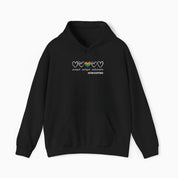 Accept Adapt Advocate Rainbow Love Heart Hoodie