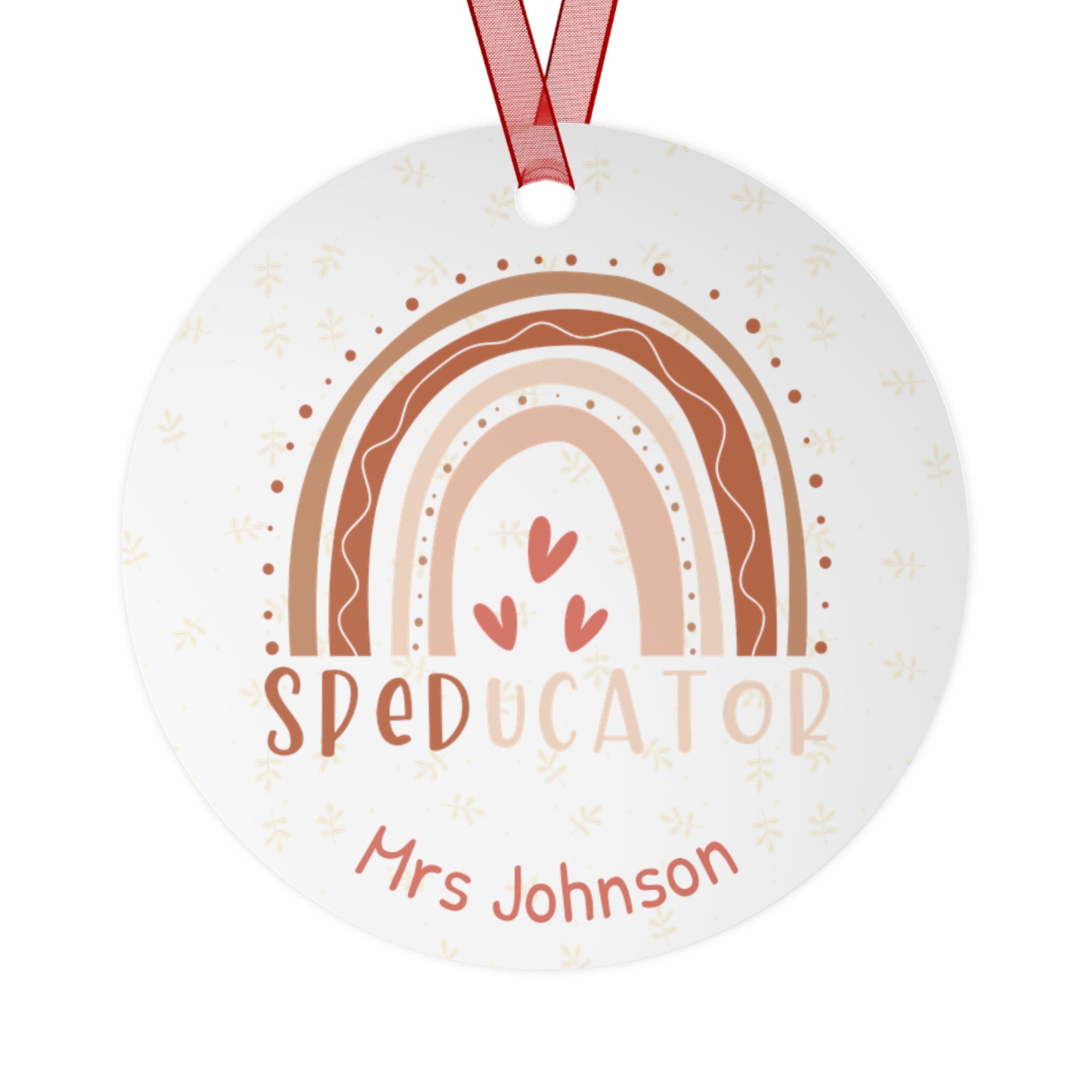 Speducator Personalized Ornament