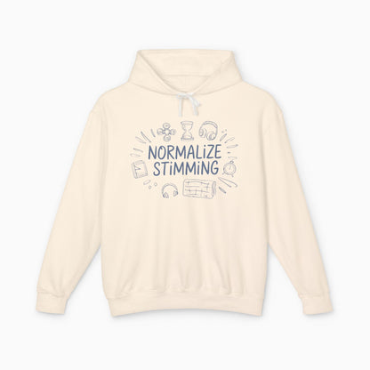 Normalize Stimming Comfort Colors Lightweight Hoodie