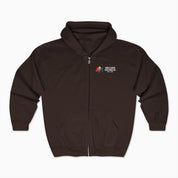 Autism Awareness 2025 - Spectrum in Bloom Zip Up Hoodie