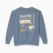 Together We Bloom Comfort Colors Lightweight Sweatshirt