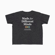 Autism Kids clothes - Made For Different Minds Toddler T-Shirt - Daily Bloom