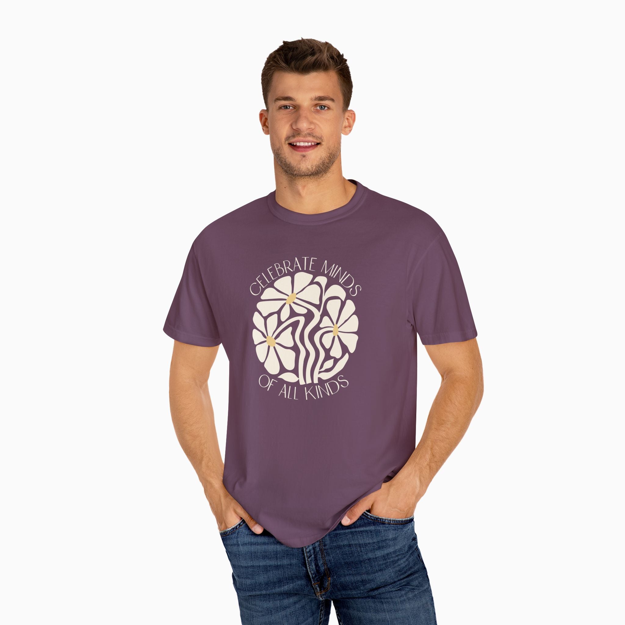 Celebrate Minds of All Kinds Comfort Colors Tee