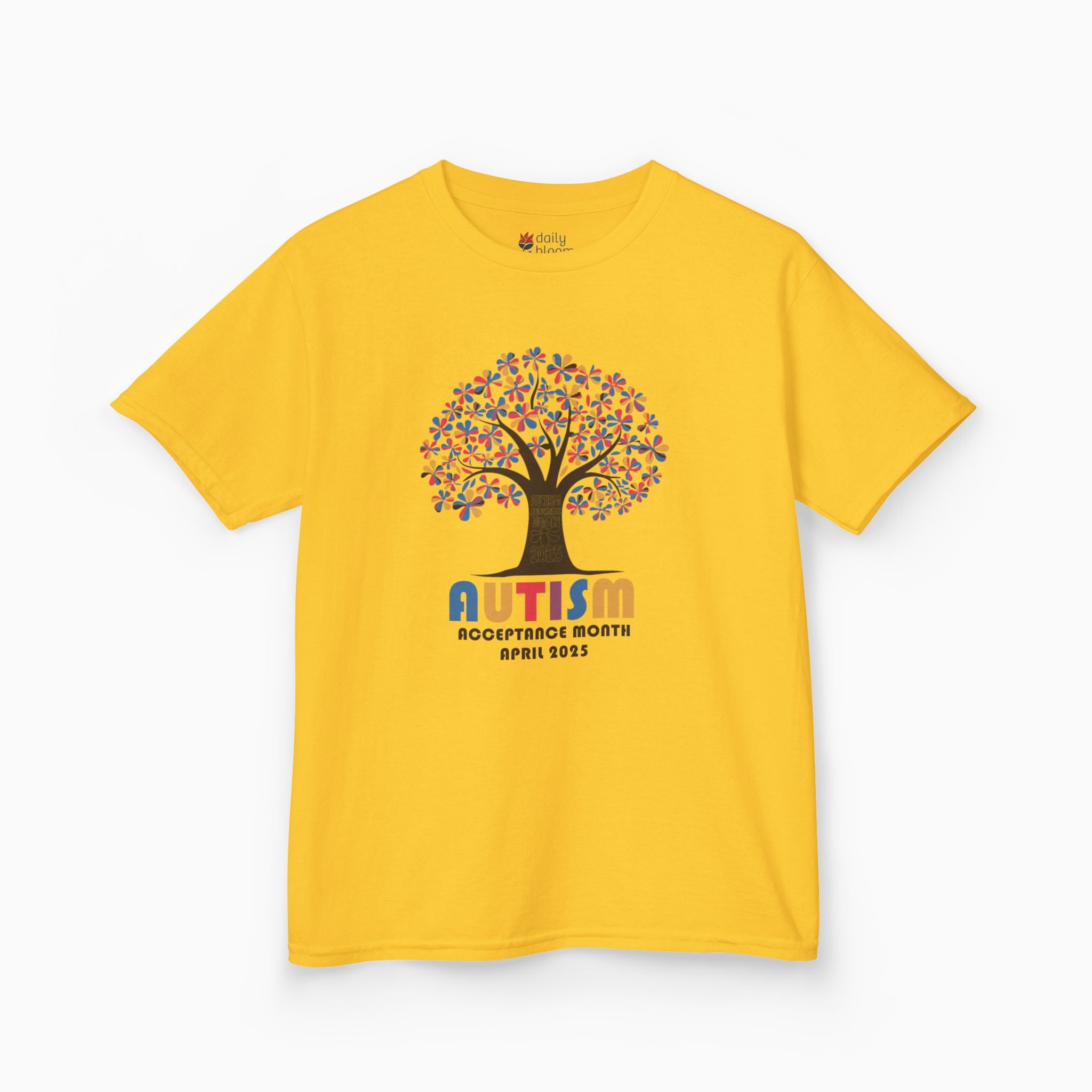 Autism Awareness 2025 - Tree of Acceptance Youth T-Shirt