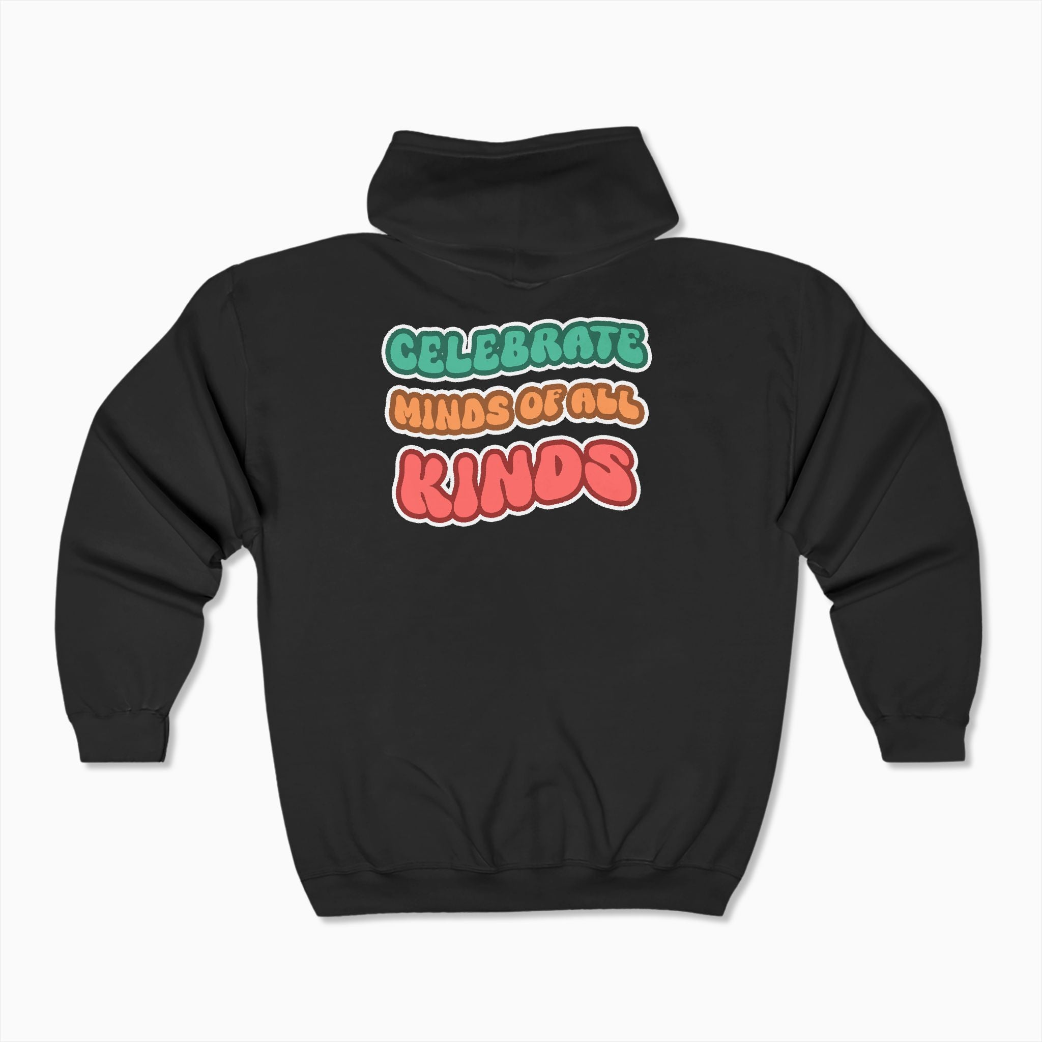 Autism Awareness 2025 - Celebrate Minds of All Kinds Zip Up Hoodie