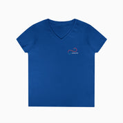 Autism Awareness 2025 - Loop of Acceptance Ladies V-Neck T-Shirt