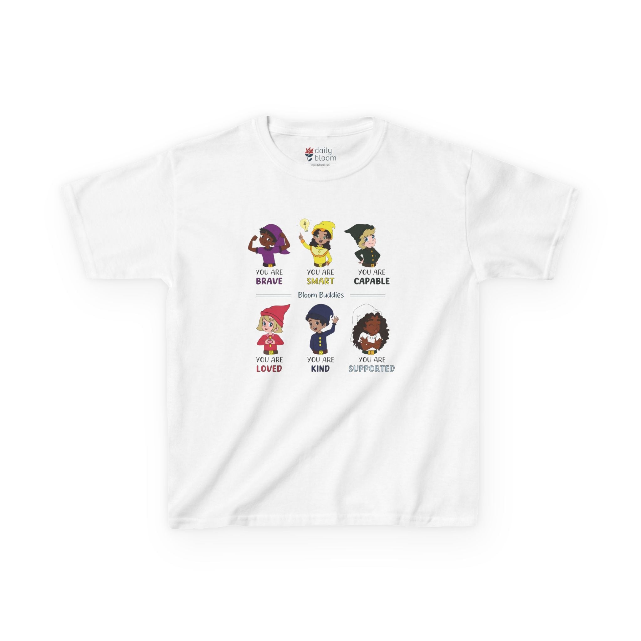 Bloom Buddies Affirmations Youth T-Shirt