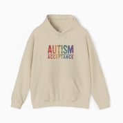 Autism Acceptance Grunge Rainbow Hoodie
