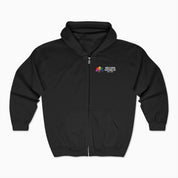 Autism Awareness 2025 - Spectrum in Bloom Zip Up Hoodie