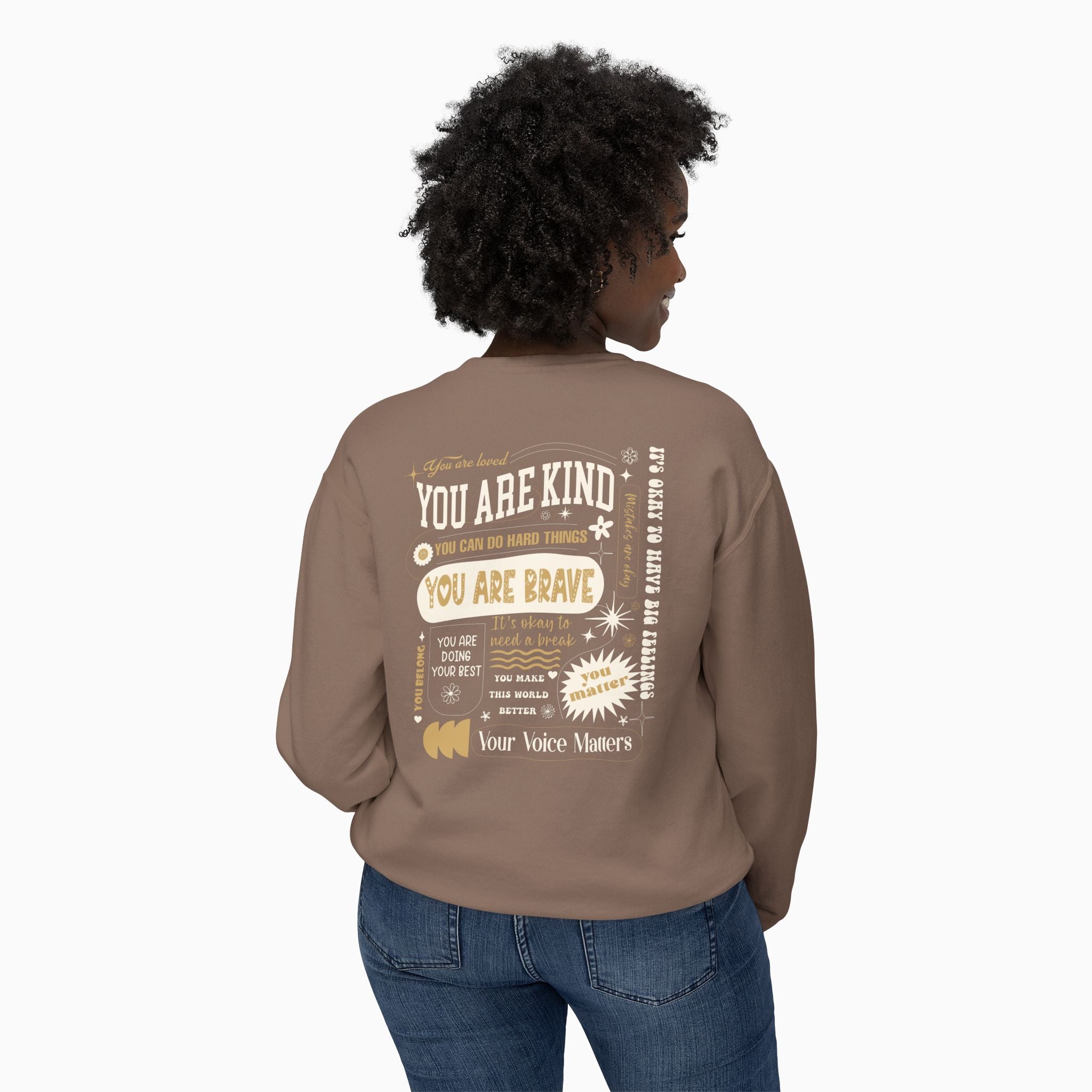 Together We Bloom Comfort Colors Lightweight Sweatshirt