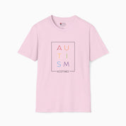 Autism Rainbow Acceptance Box Tee