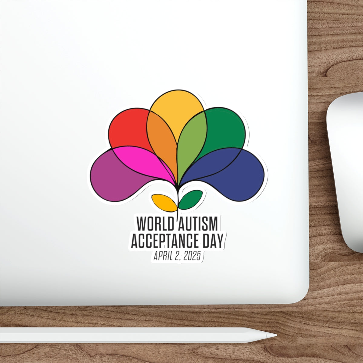 Autism Acceptance 2025 - Spectrum in Bloom Sticker