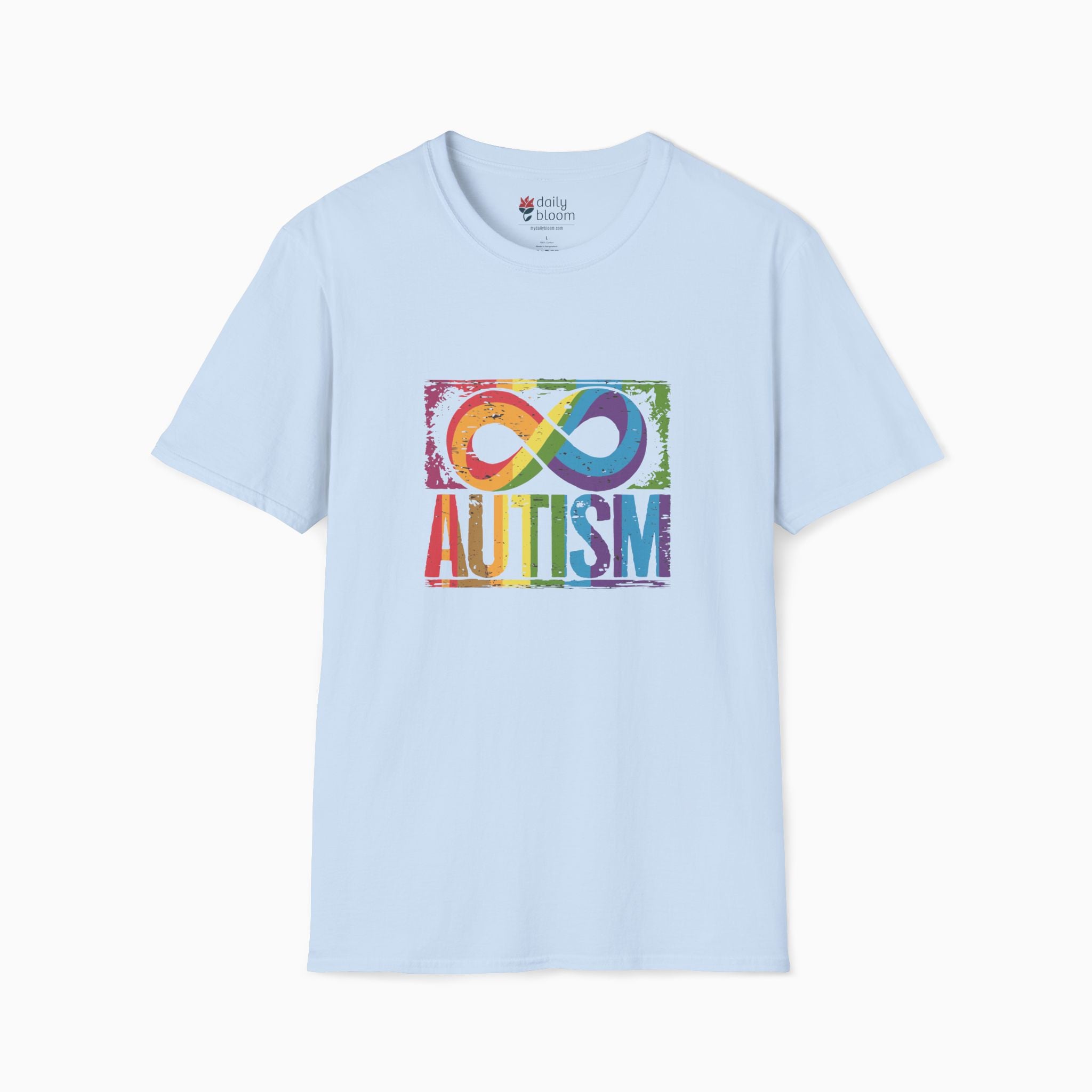 Autism Grunge Infinity Rainbow Tee