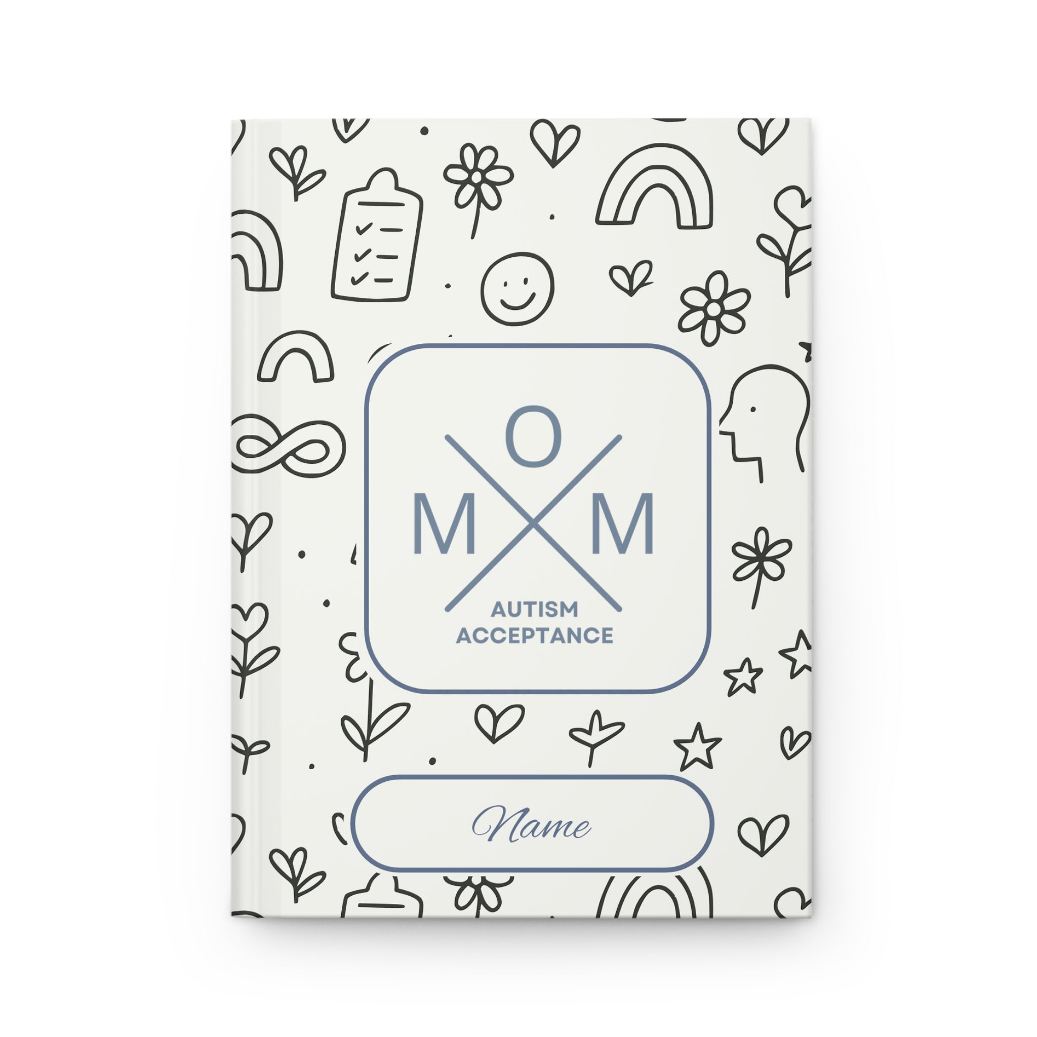 Mothers Day 2025 - Mom Cross Personalized Hardcover Journal Notebook