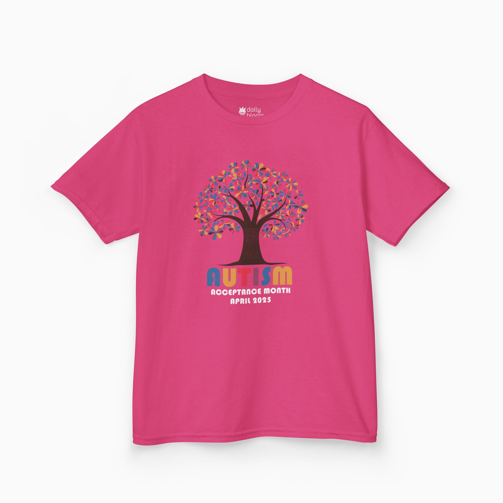 Autism Awareness 2025 - Tree of Acceptance Youth T-Shirt