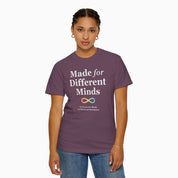 Autism T-Shirt - Made For Different Minds Comfort Colors T-Shirt - Daily Bloom