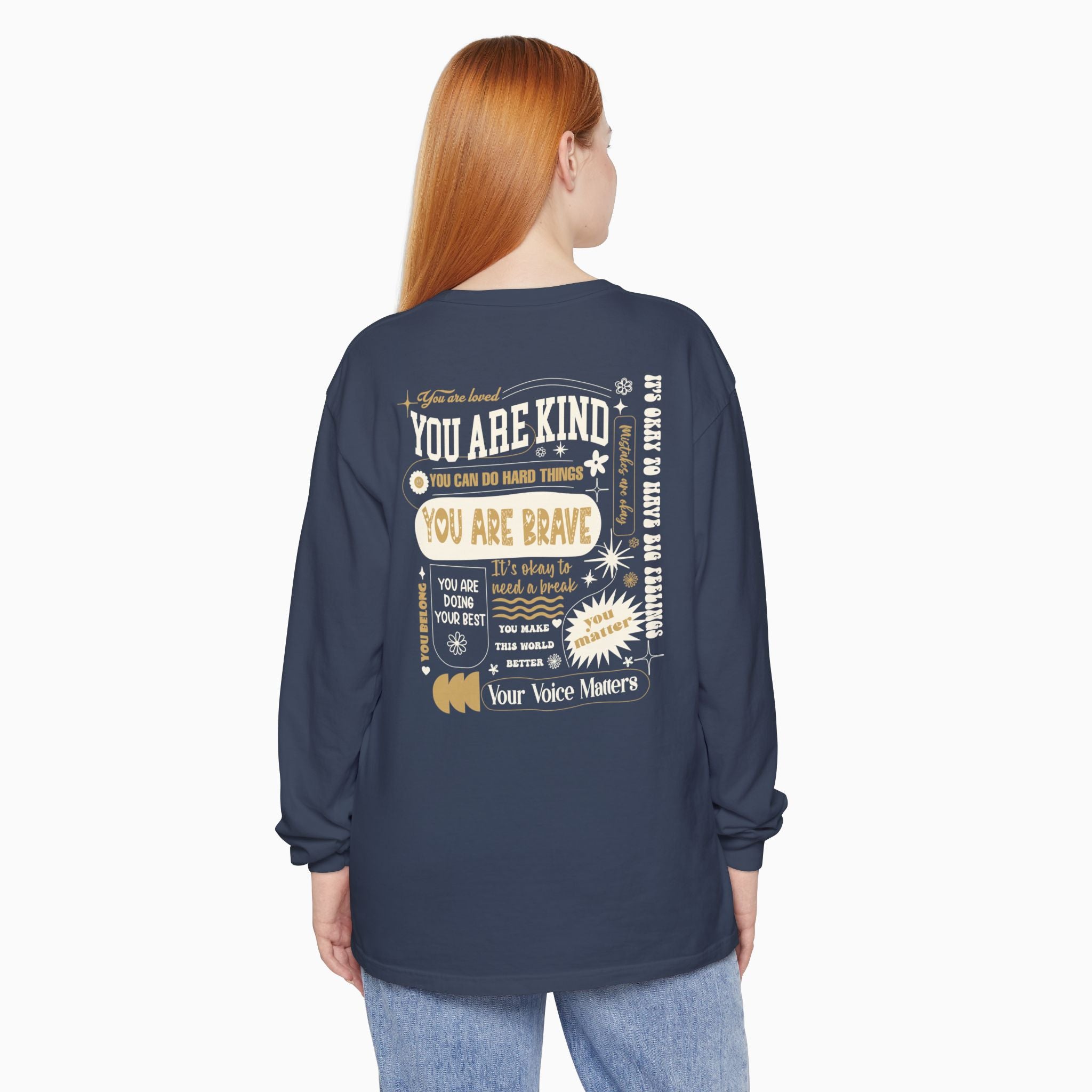 Together We Bloom Comfort Colors Long Sleeve T-Shirt