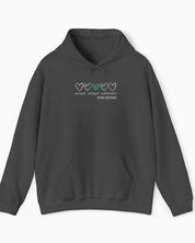 Accept Adapt Advocate Love Hearts Hoodie