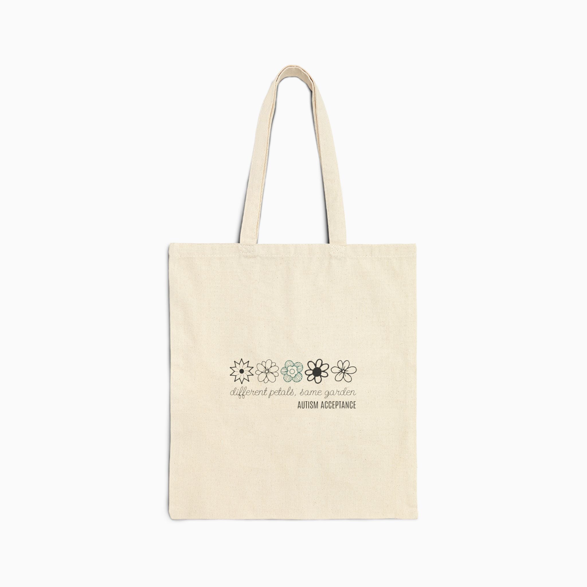 Different Petals Same Garden Flower Sketches Tote Bag