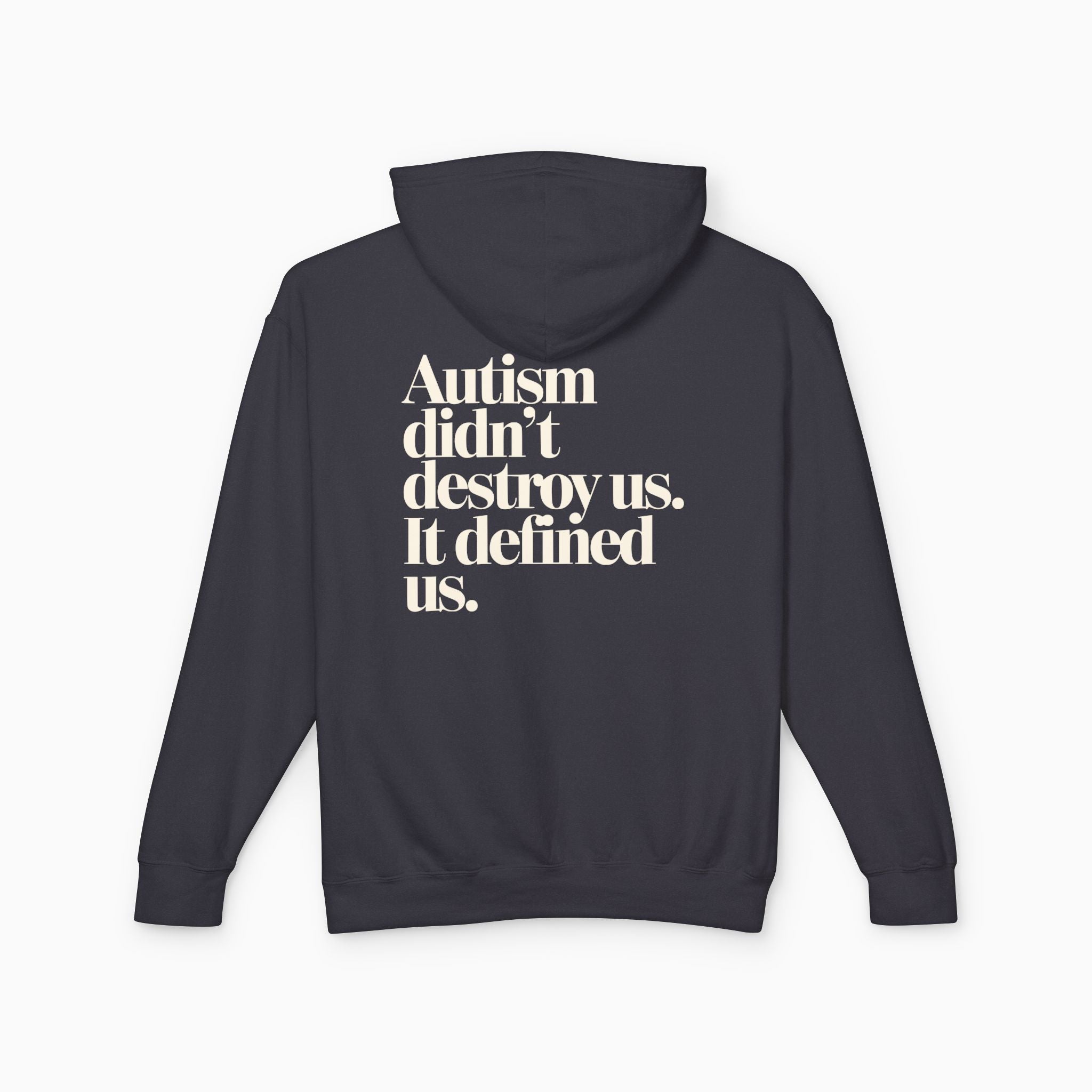 Autism Didn't Destroy Us Comfort Colors Lightweight Hoodie