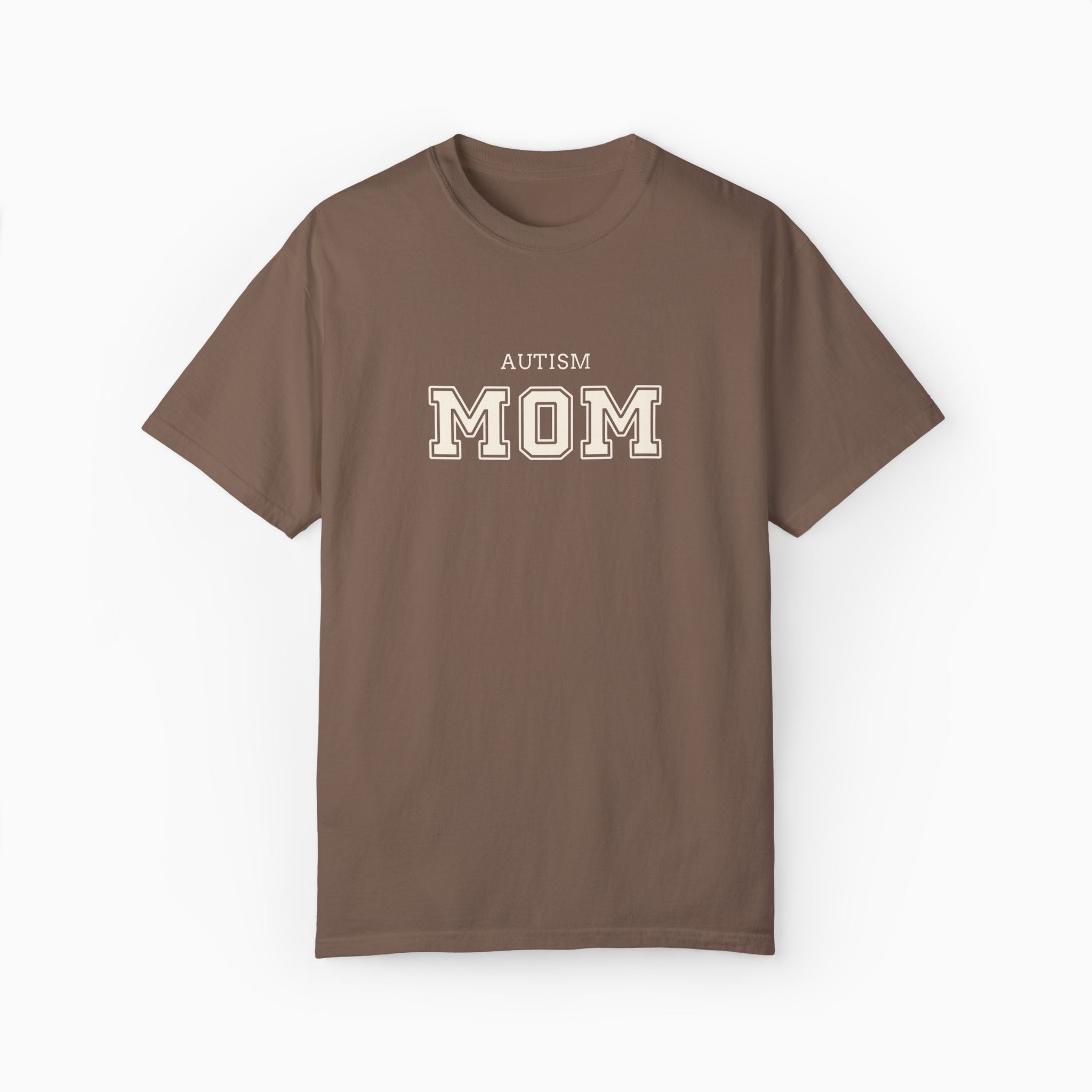 Autism Mom College Comfort Colors Tee