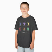 Autism Awareness 2025 - Affirmation Handprints Youth T-Shirt