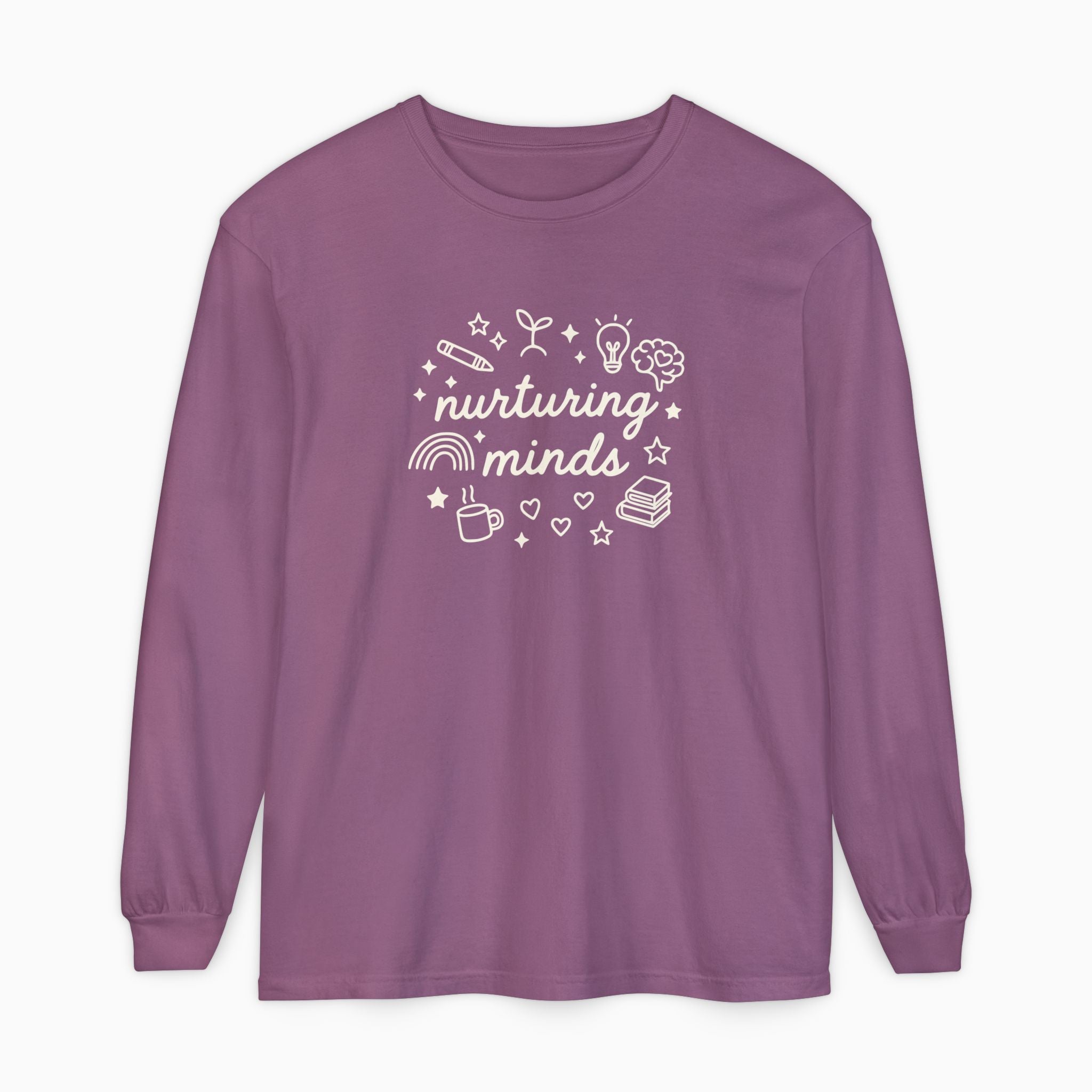Nurturing Minds Comfort Colors Long Sleeve T-Shirt