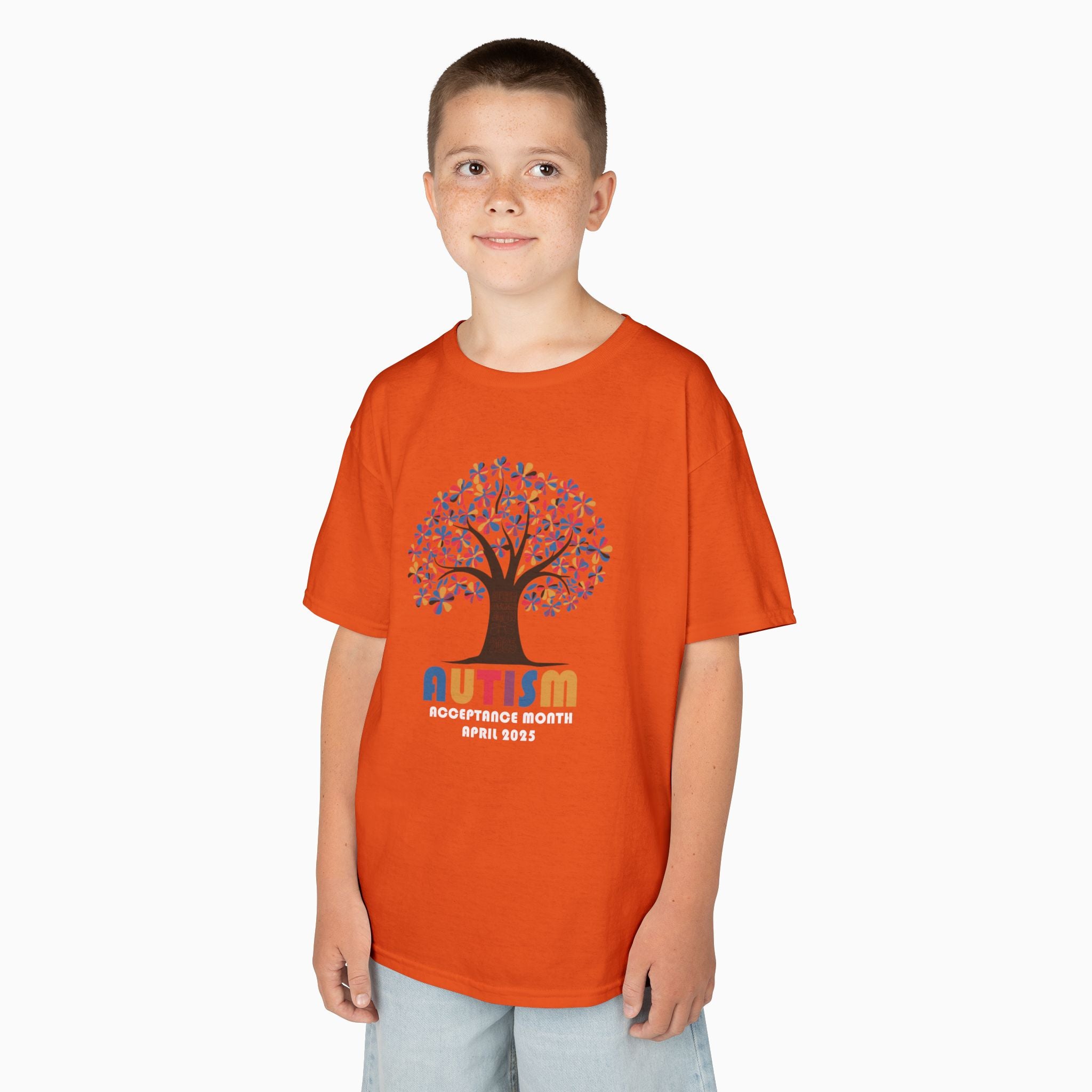 Autism Awareness 2025 - Tree of Acceptance Youth T-Shirt