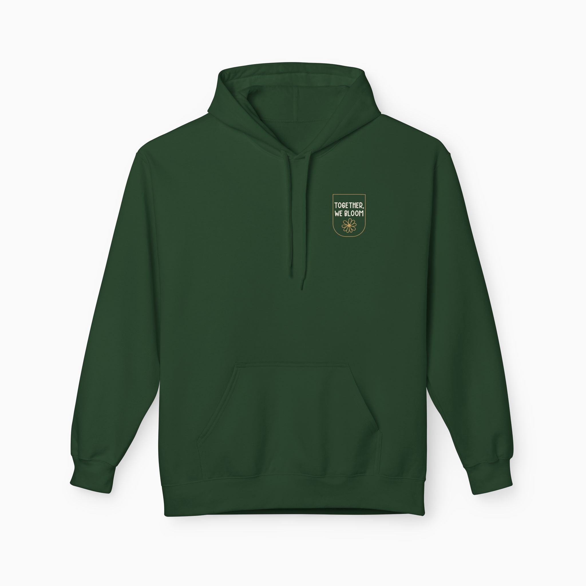 Together We Bloom Tag Free Hoodie