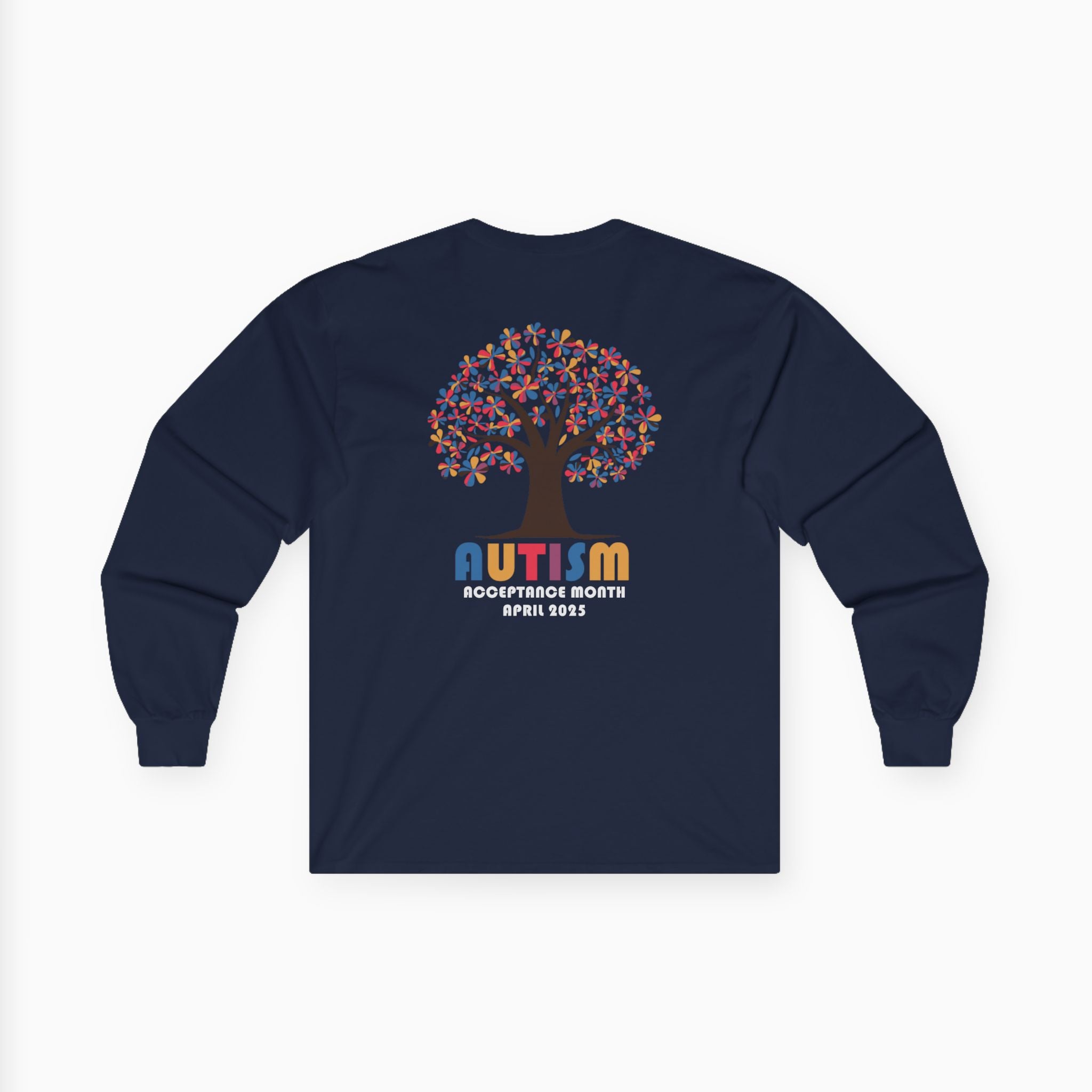 Autism Awareness 2025 - Tree of Acceptance Long Sleeve Tee