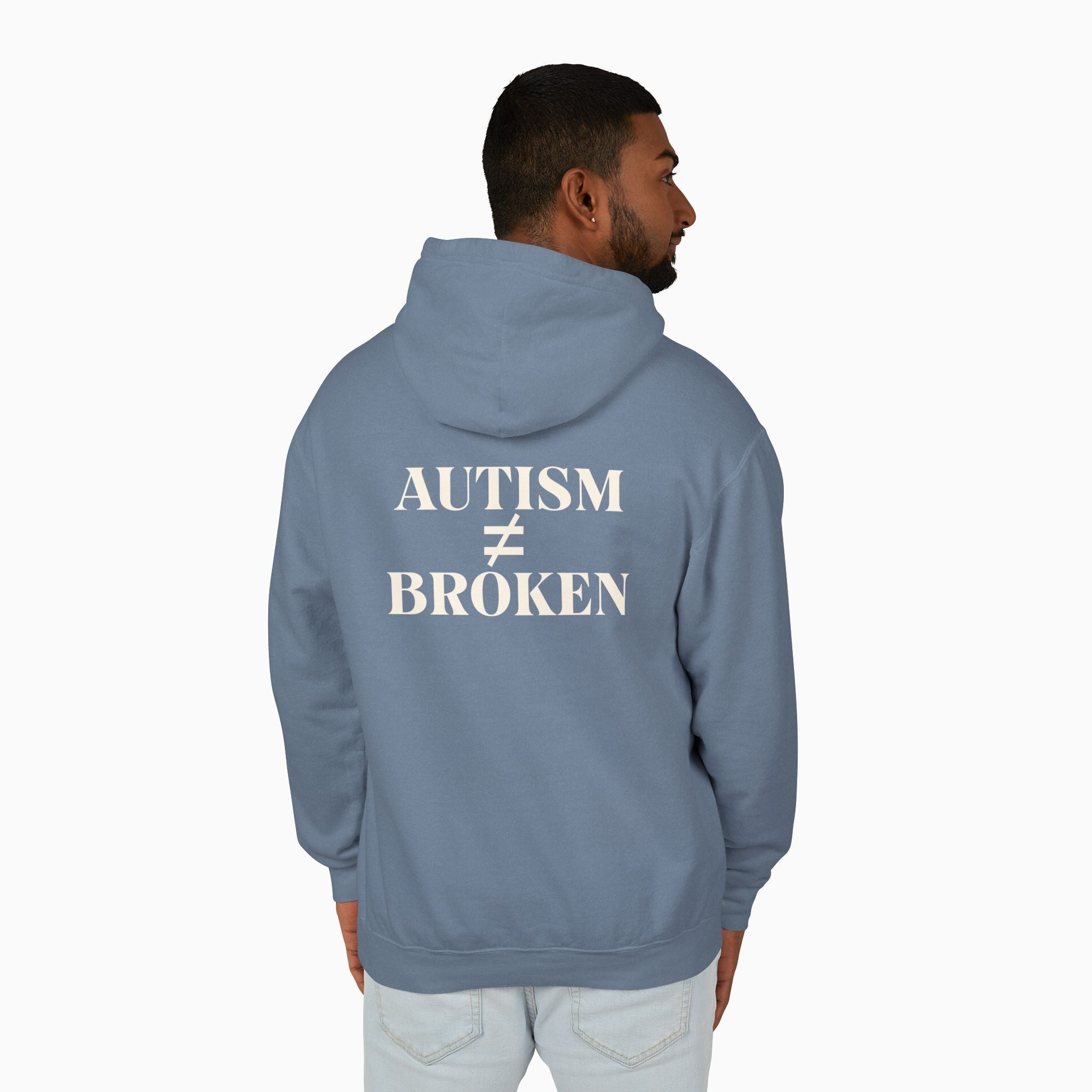 Autism ≠ Broken Comfort Colors Lightweight Hoodie