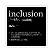 Inclusion Definition - Southern Style Square Sticker