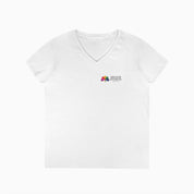 Autism Awareness 2025 - Spectrum in Bloom Ladies V-Neck T-Shirt