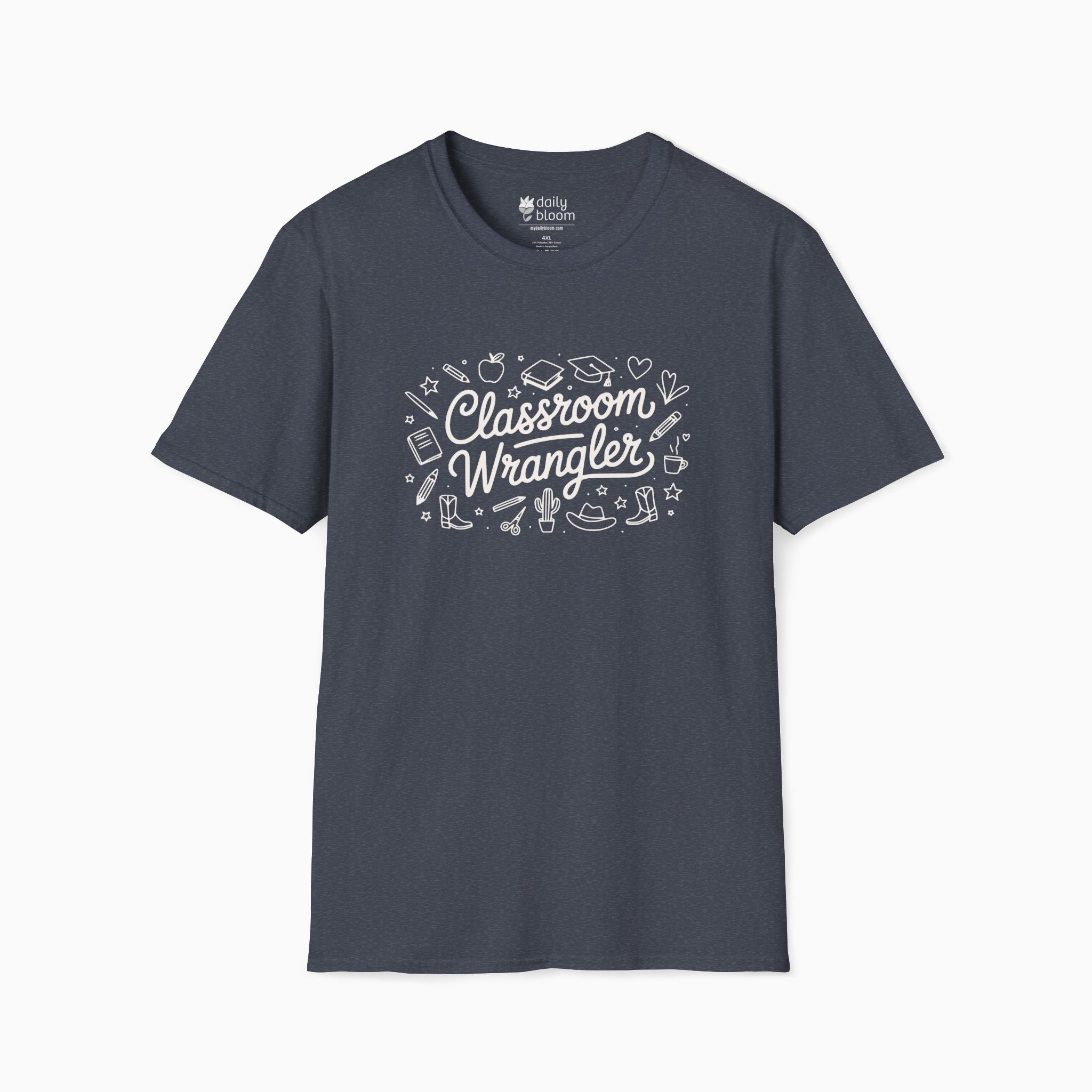 Classroom Wrangler Tag-Free Tee