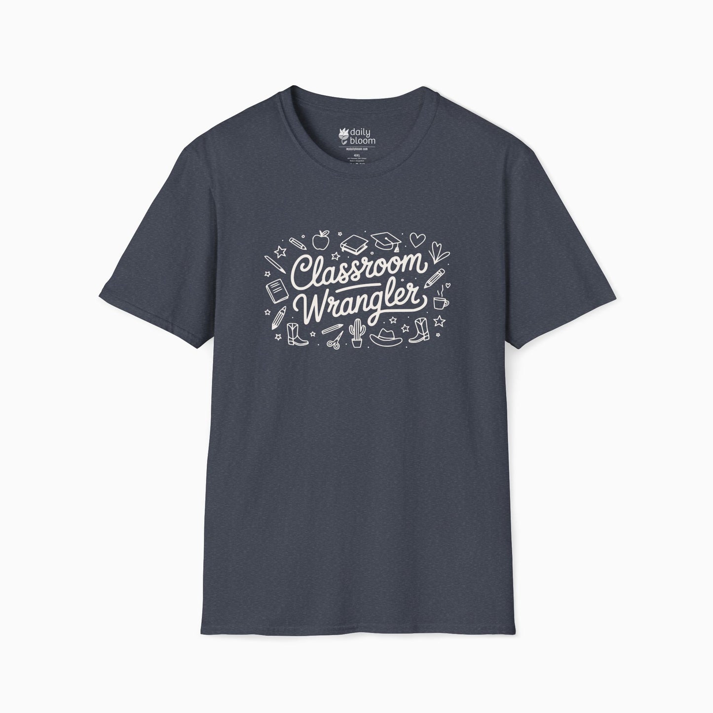 Classroom Wrangler Tag-Free Tee