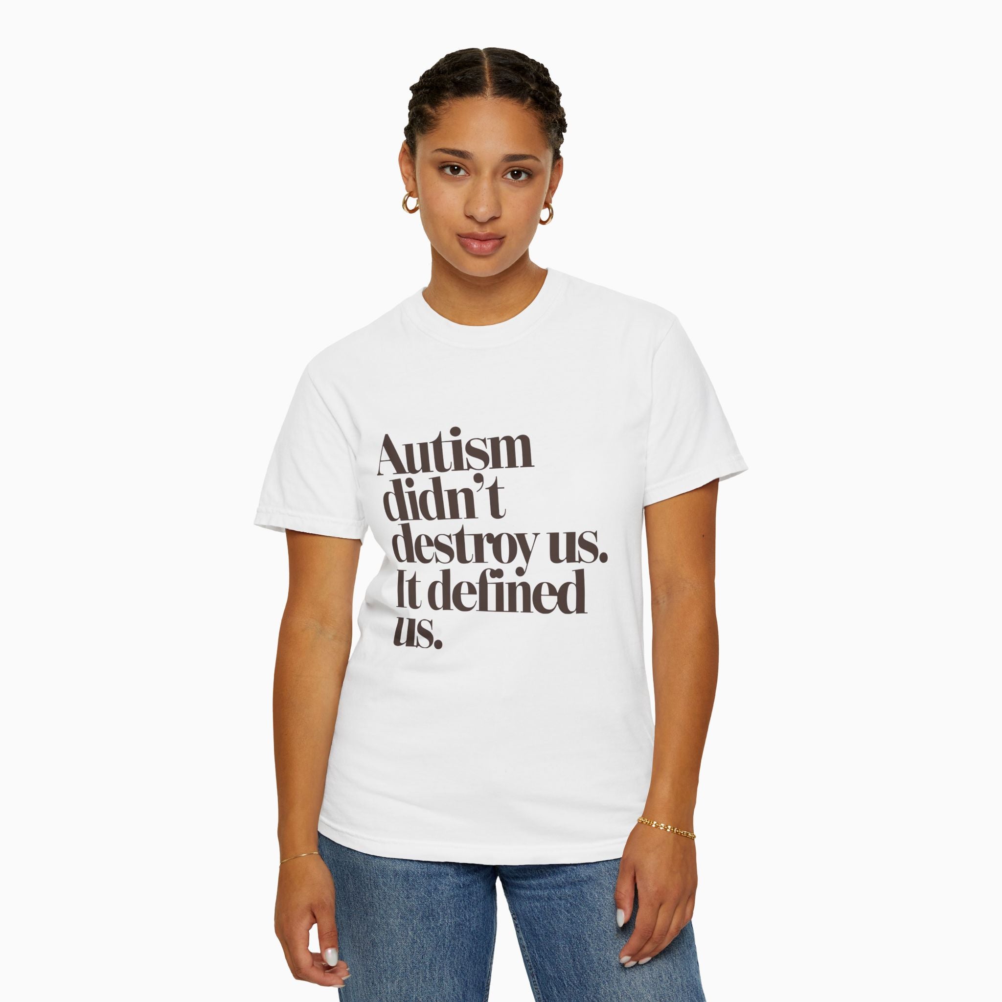 Autism Didn't Destroy Us Comfort Colors Tee