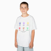 Autism Awareness 2025 - Affirmation Handprints Youth T-Shirt