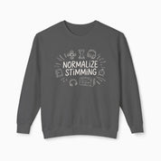 Normalize Stimming Comfort Colors Lightweight Sweatshirt