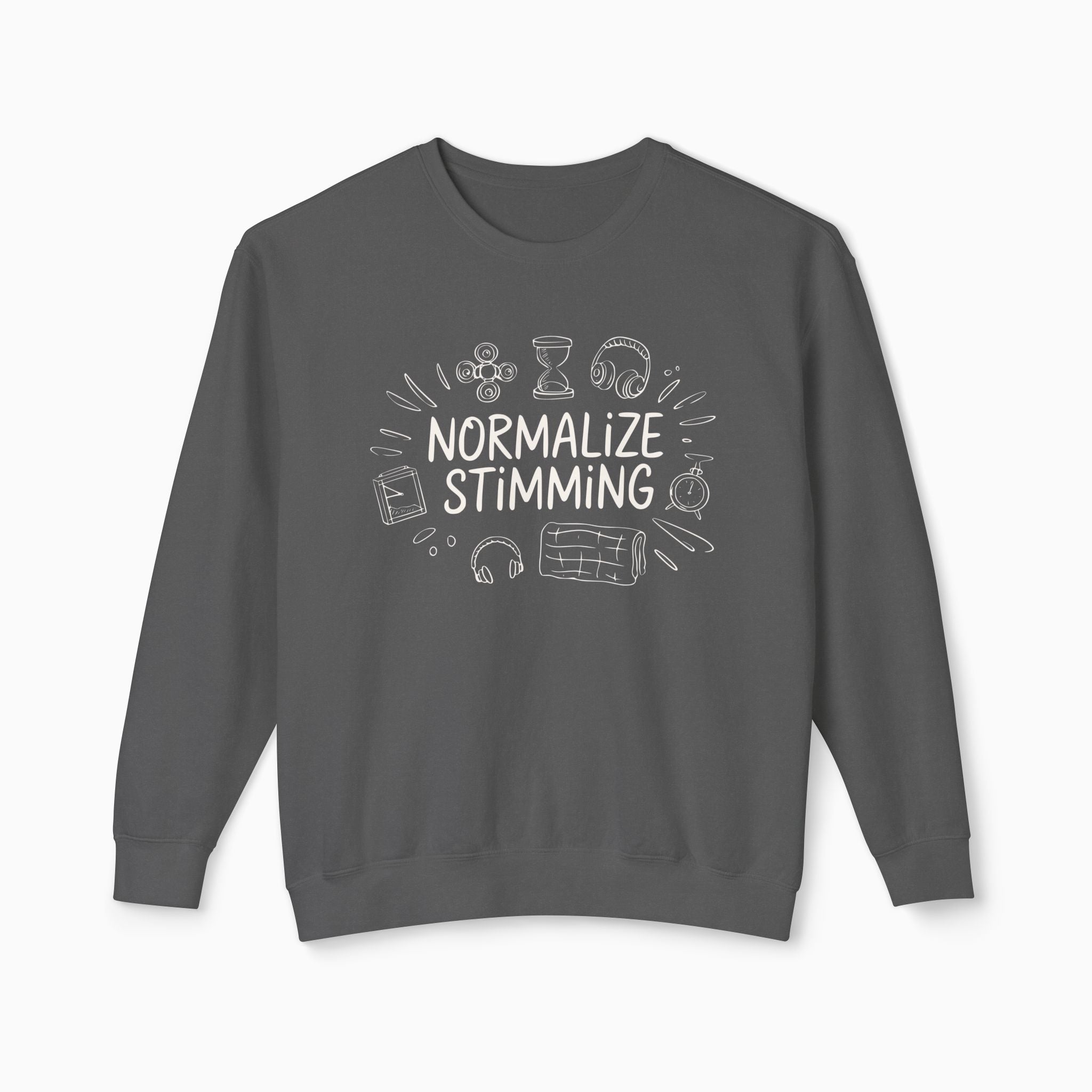 Normalize Stimming Comfort Colors Lightweight Sweatshirt