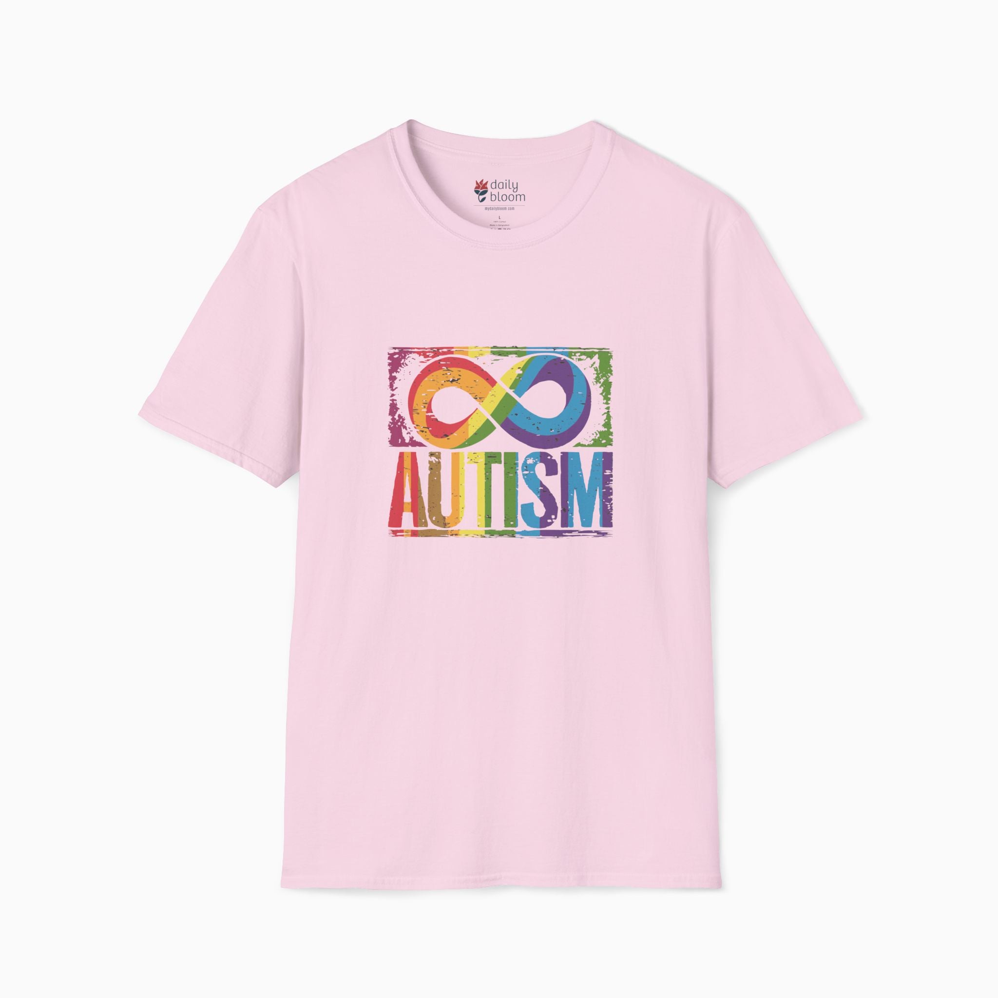 Autism Grunge Infinity Rainbow Tee