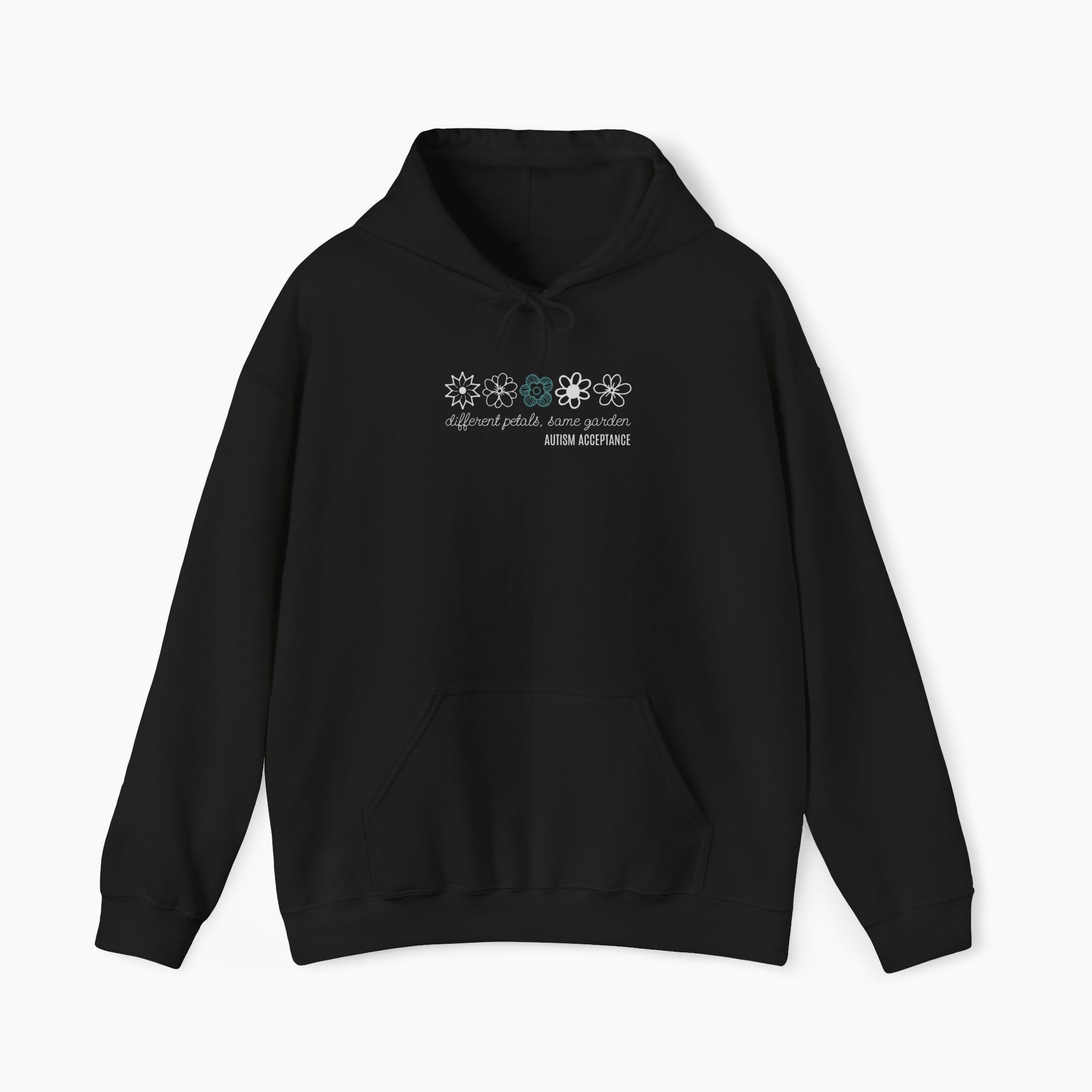 Different Petals Same Garden Flower Sketches Hoodie