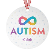 Autism Acceptance Infinity Personalized Ornament