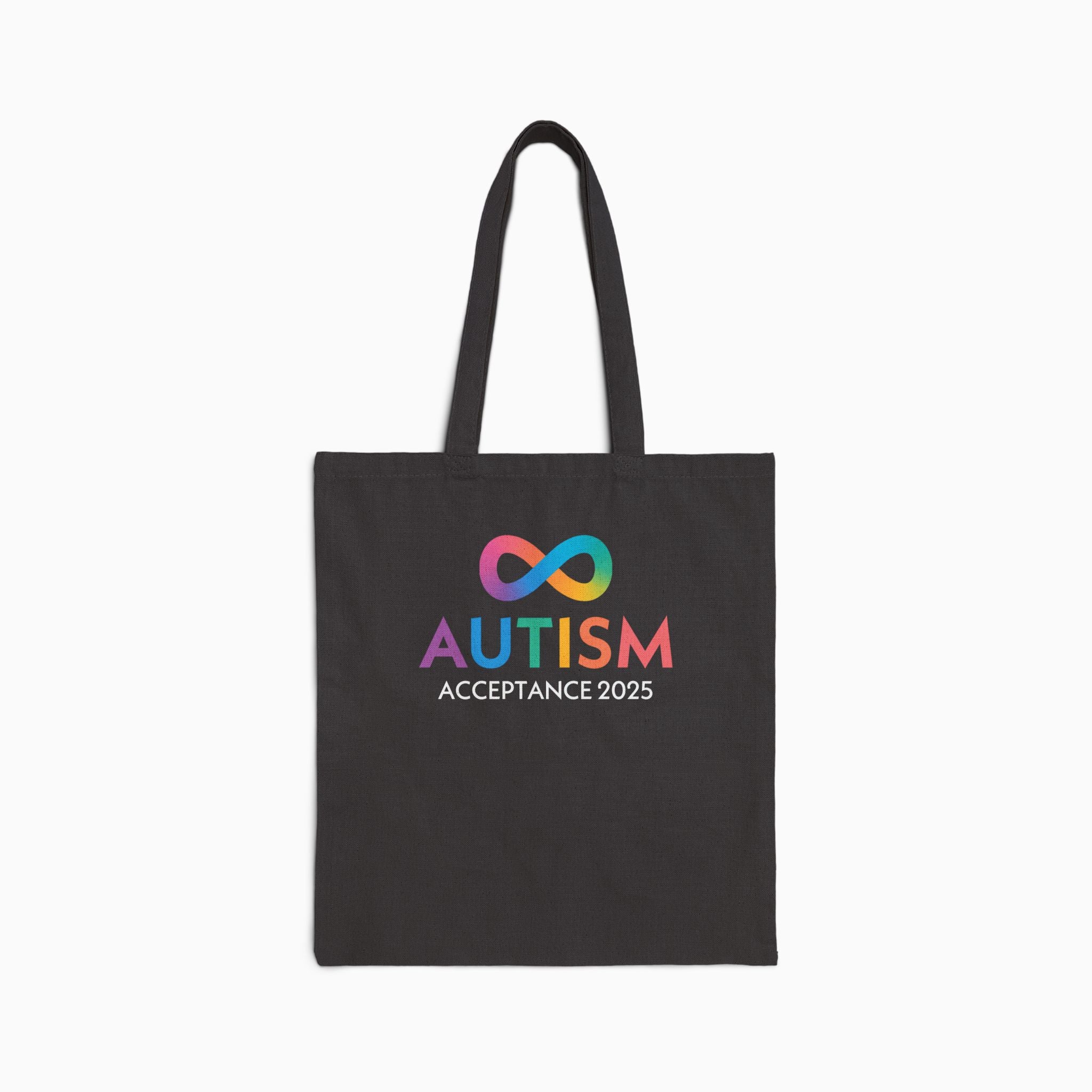 Autism Awareness 2025 - Infinity Acceptance Canvas Tote Bag