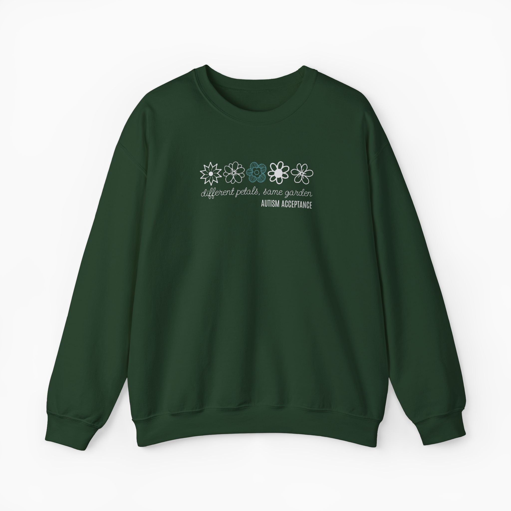 Different Petals Same Garden Flower Sketches Sweatshirt